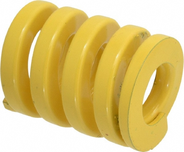 Dayton Lamina 9-3210-36 Die Spring: 2" Hole Dia, 1" Rod Dia, 2-1/2" Free Length, Yellow Image