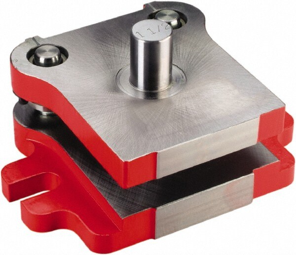 4" Guide Post Length, 1" Die Holder Thickness, 5" Radius, Back Post Steel Die Set