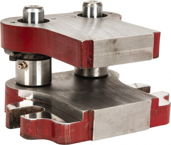 5" Guide Post Length, 1-3/8" Die Holder Thickness, 6" Radius, Back Post Steel Die Set