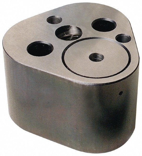 Dayton Progress, 3/4" Shank Diam, 2-3/8" Base Length x 2-11/32" Base Width x 1-1/4" Base Height, 3/8-16 Thread, Alloy Steel Mold Punch Retainer