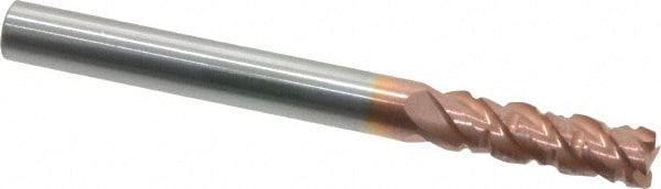 ProMax 120-01212 Corner Radius End Mill: 3/16" Dia, 5/8" LOC, 0.01" Radius, 4 Flutes, Solid Carbide Image