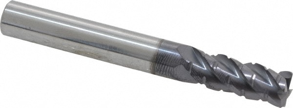 ProMax 120-02014 Corner Radius End Mill: 5/16" Dia, 3/4" LOC, 0.02" Radius, 4 Flutes, Solid Carbide Image