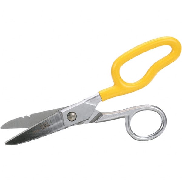 Klein Tools 2100-8 Electricians Snips: 6-5/16" OAL, 1-7/8" LOC, Stainless Steel Blades 