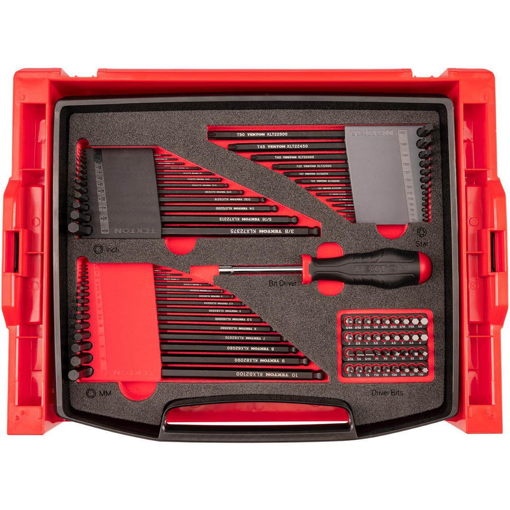 Tekton - Hex Key Sets: Tool Type: Key and Bit Set; Handle Type: L-Key ...