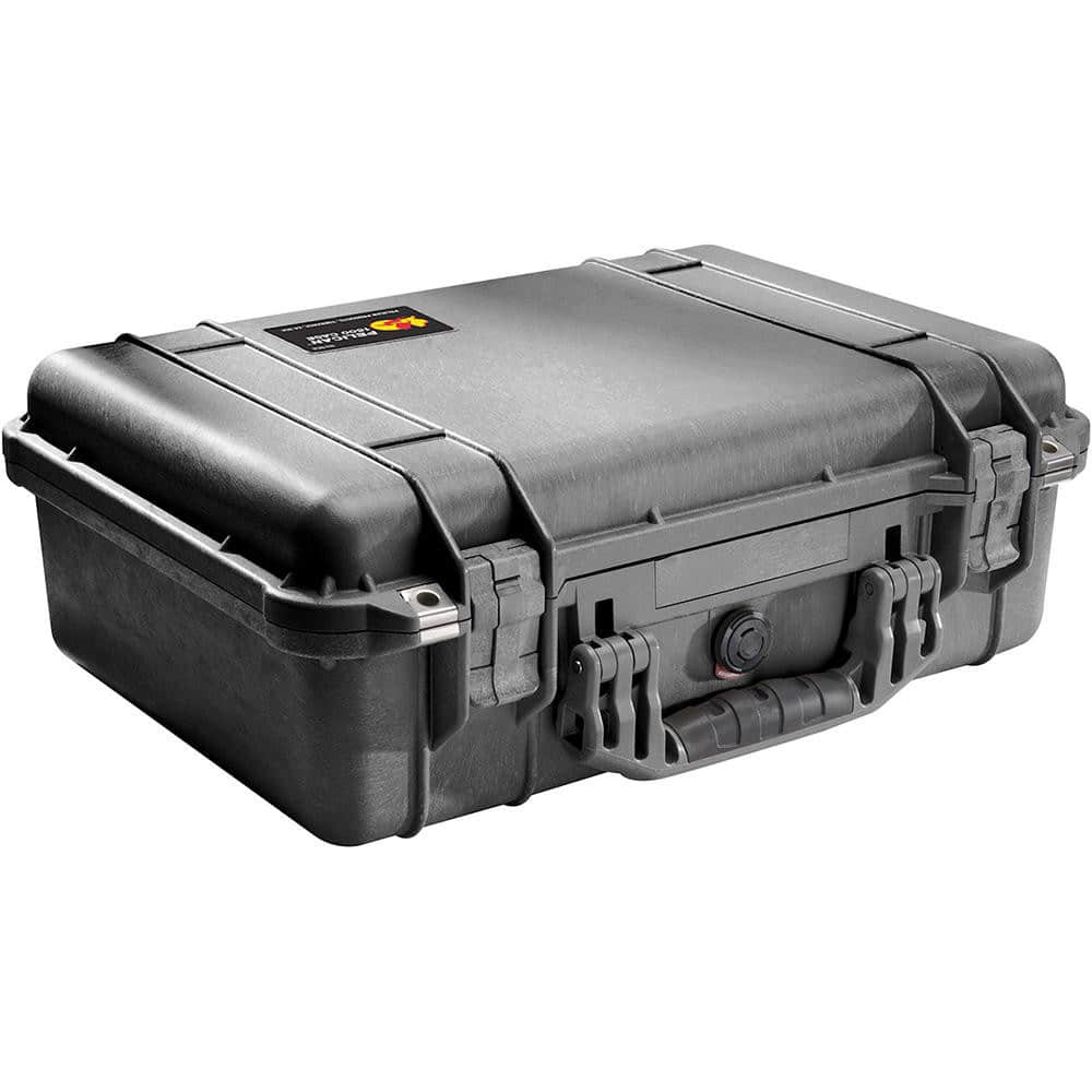 Pelican Products, Inc. 1500-001-110 Clamshell Hard Case: 14-1/16" Wide, 6.93" Deep, 6-15/16" High 