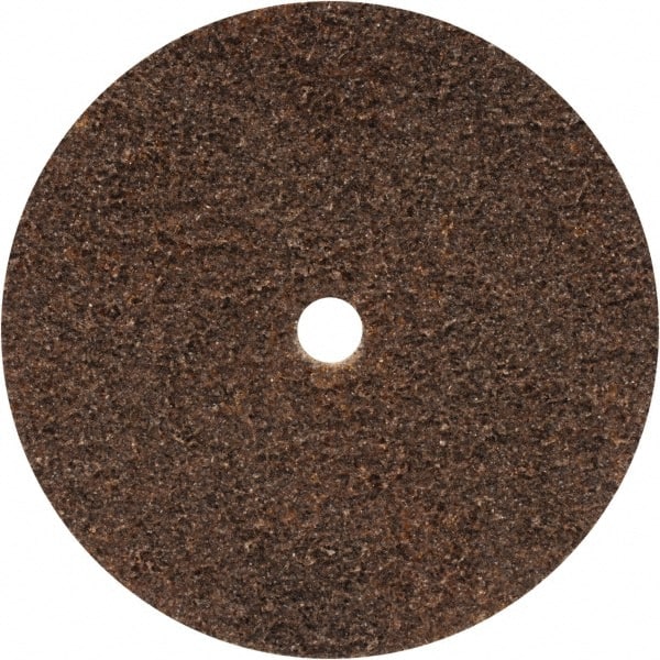 Deburring Disc: 4-1/2" Dia, 7/16" Hole, Coarse Grade, Aluminum Oxide