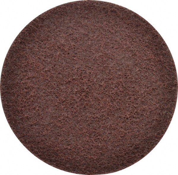 Hook & Loop Disc: 5" Disc Dia, Non-Woven, Aluminum Oxide