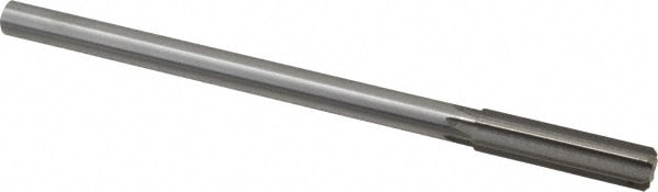 Made in USA 433-0.5070 Chucking Reamer: 0.507" Dia, 8" OAL, 2" Flute Length, Straight Shank, High Speed Steel Image