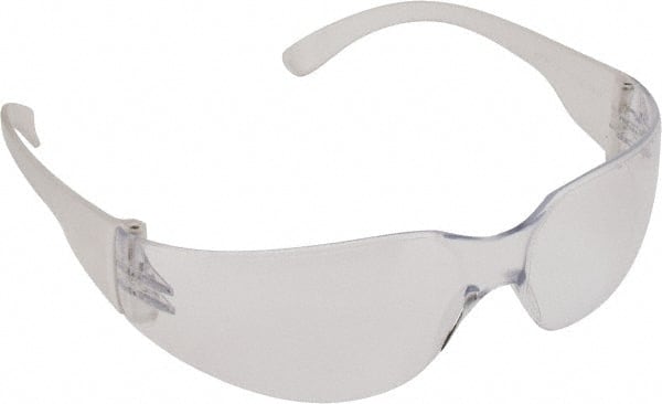 Radians MRS110ID Safety Glass: Anti-Fog & Scratch-Resistant, Polycarbonate, Clear Lenses, Frameless, UV Protection 