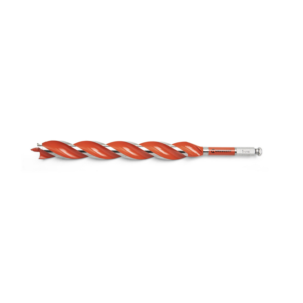 Crescent Auger  Utility Drill Bits Auger Bit Size 10625 in Shank Diameter 04375 Shank Type Hex  Part CDAG1346