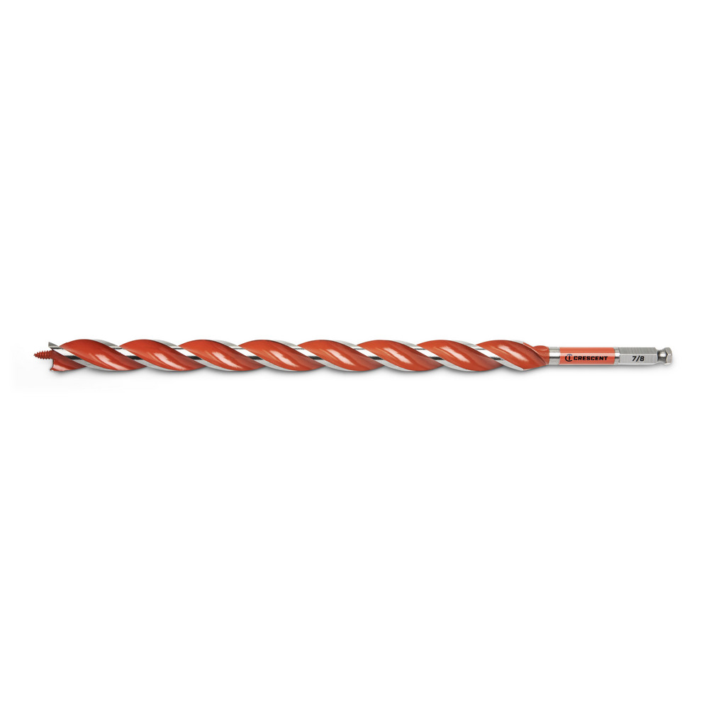 Crescent Auger  Utility Drill Bits Auger Bit Size 0875 in Shank Diameter 05000 Shank Type Hex  Part CDAG1741