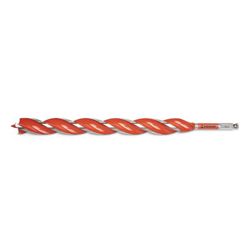 Crescent Auger  Utility Drill Bits Auger Bit Size 124 in Shank Diameter 04375 Shank Type Hex  Part CDAG1749