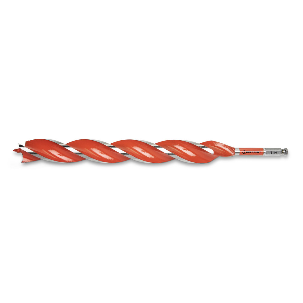Crescent Auger  Utility Drill Bits Auger Bit Size 15 in Shank Diameter 04375 Shank Type Hex  Part CDAG1753