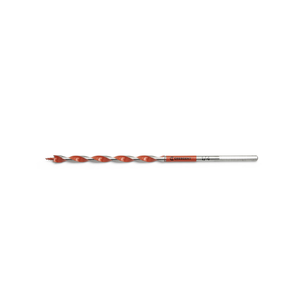 Crescent Auger  Utility Drill Bits Auger Bit Size 025 in Shank Diameter 01875 Shank Type Hex  Part CDAG7509