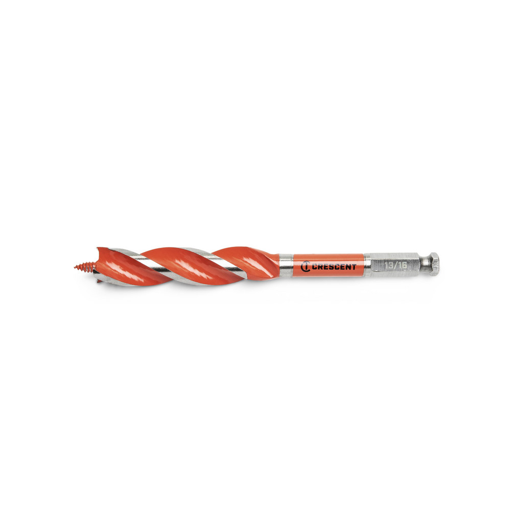 Crescent Auger  Utility Drill Bits Auger Bit Size 08125 in Shank Diameter 04375 Shank Type Hex  Part CDAG7539