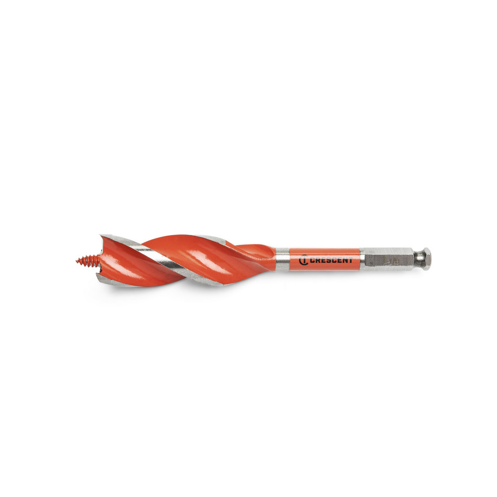 Crescent Auger  Utility Drill Bits Auger Bit Size 1125 in Shank Diameter 04375 Shank Type Hex  Part CDAG7547