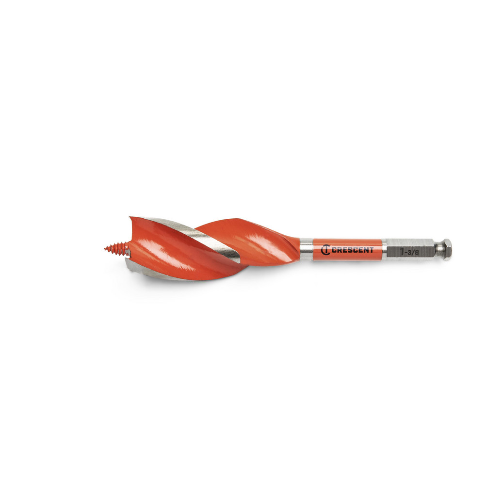 Crescent Auger  Utility Drill Bits Auger Bit Size 1375 in Shank Diameter 04375 Shank Type Hex  Part CDAG7551