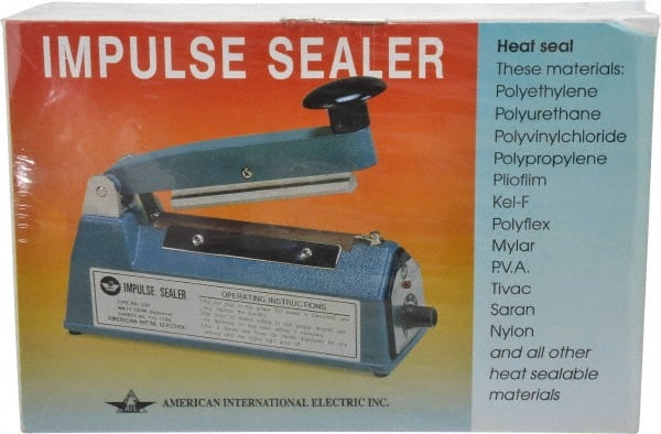 4" Max Seal, 4 mil Thick, Table Top Thermal Impulse Sealer