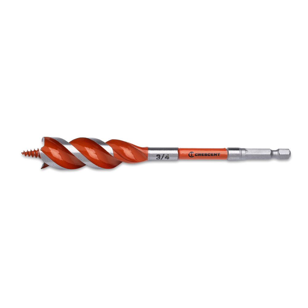 Crescent Auger  Utility Drill Bits Auger Bit Size 075 in Shank Diameter 02500 Shank Type Hex  Part CDSA637