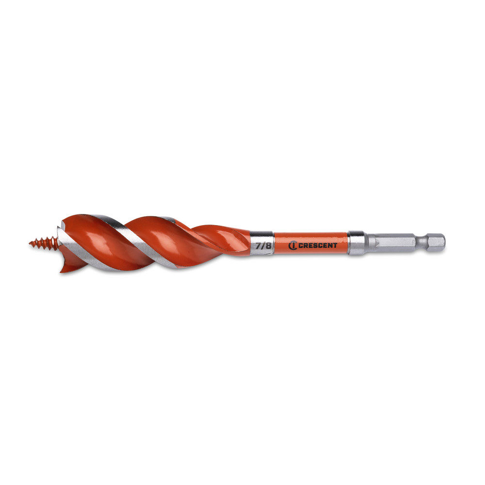 Crescent Auger  Utility Drill Bits Auger Bit Size 0875 in Shank Diameter 02500 Shank Type Hex  Part CDSA641