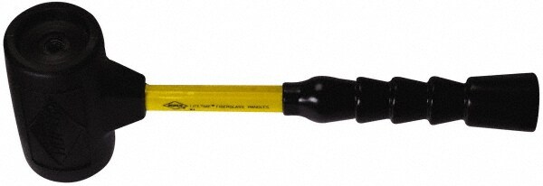 Non-Marring Hammer: 6 lb, 3" Face Dia, Tough Polymer Head