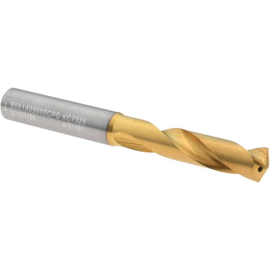 Kennametal 4151197 Screw Machine Length Drill Bit: 0.378" Dia, 140 &deg;, Solid Carbide Image