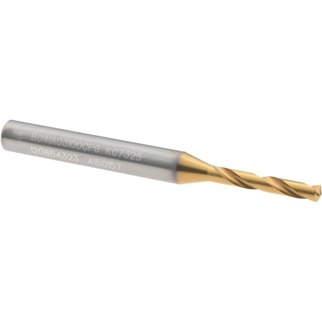 Kennametal 4150157 Screw Machine Length Drill Bit: 0.122" Dia, 140 &deg;, Solid Carbide Image