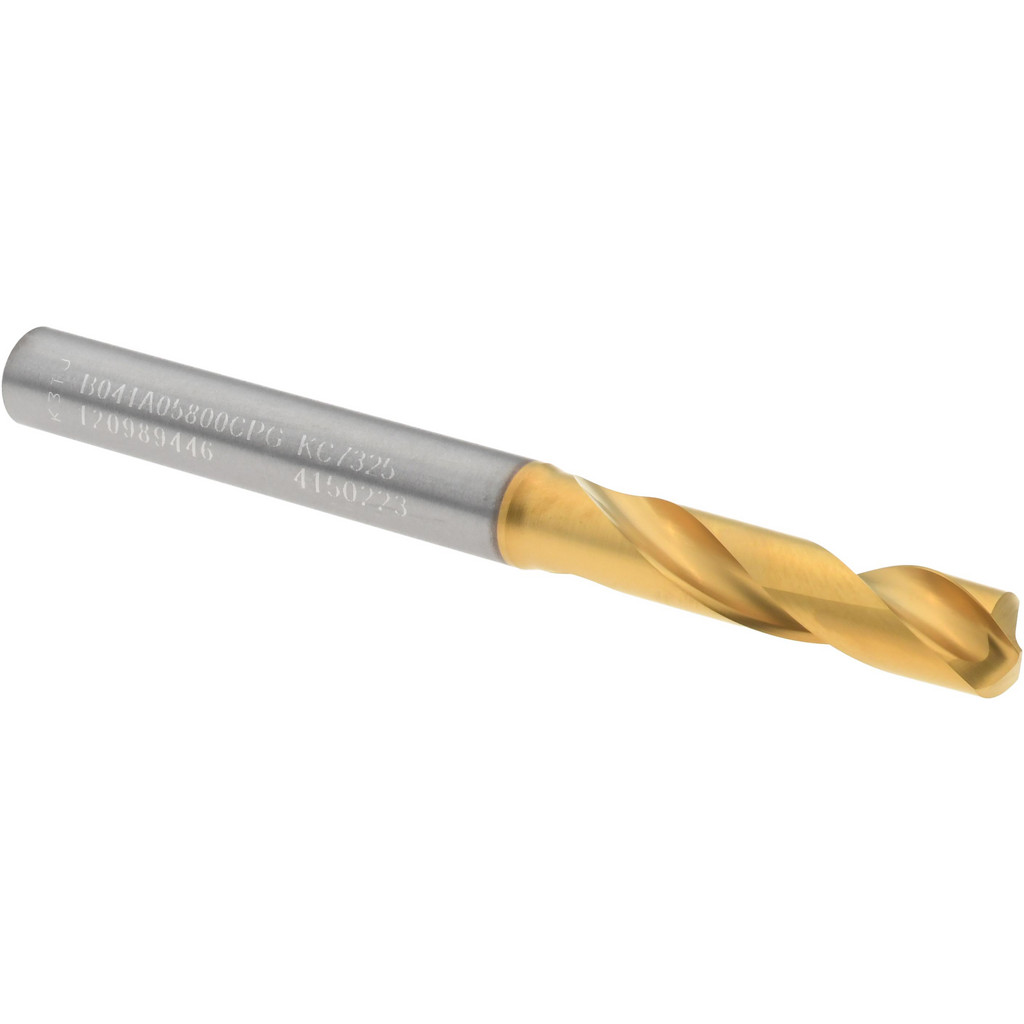 Kennametal 4150223 Screw Machine Length Drill Bit: 0.2283" Dia, 140 &deg;, Solid Carbide Image