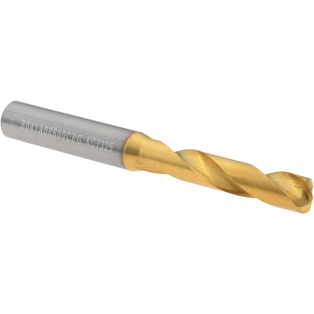 Kennametal 4150261 Screw Machine Length Drill Bit: 0.3386" Dia, 140 &deg;, Solid Carbide Image