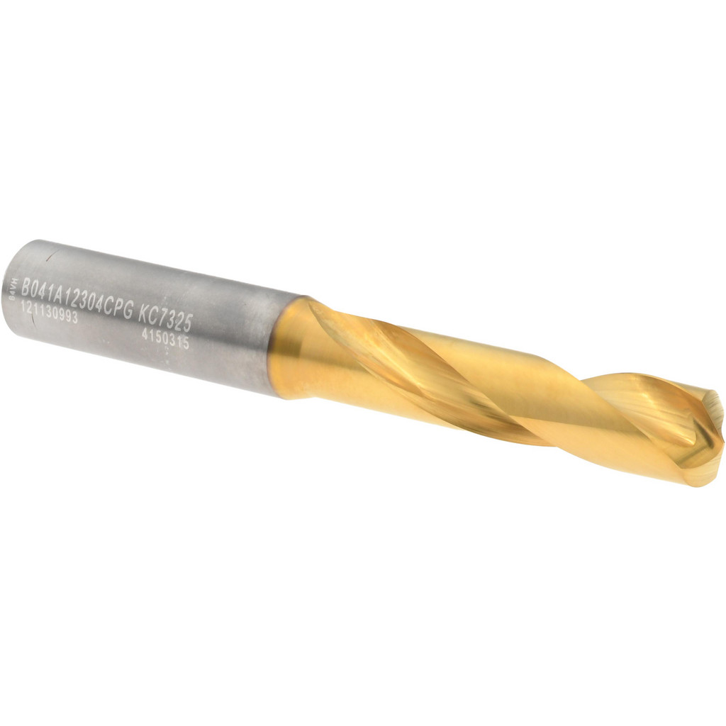 Kennametal 4150315 Screw Machine Length Drill Bit: 0.4844" Dia, 140 &deg;, Solid Carbide Image