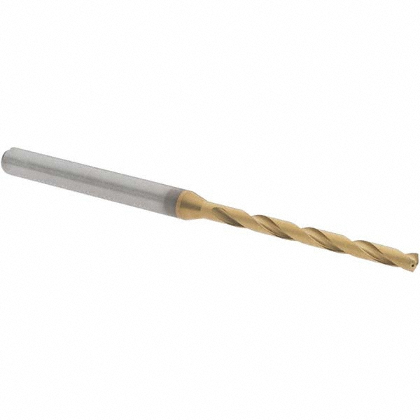Kennametal Taper Length Drill Bit Series B053ACPG, 0.096" Dia, 140 ° Point, Solid Carbide