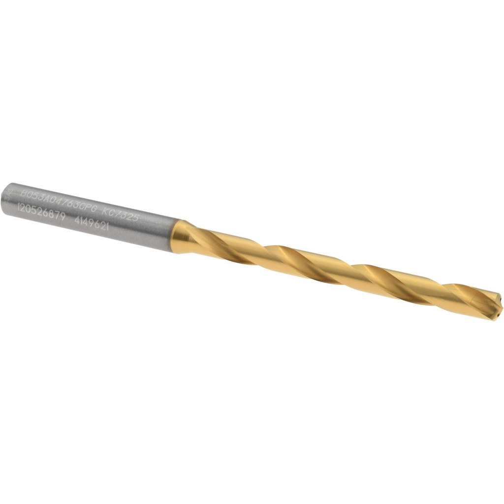 Kennametal 4149621 Taper Length Drill Bit: 0.1875" Dia, 140 &deg; Image