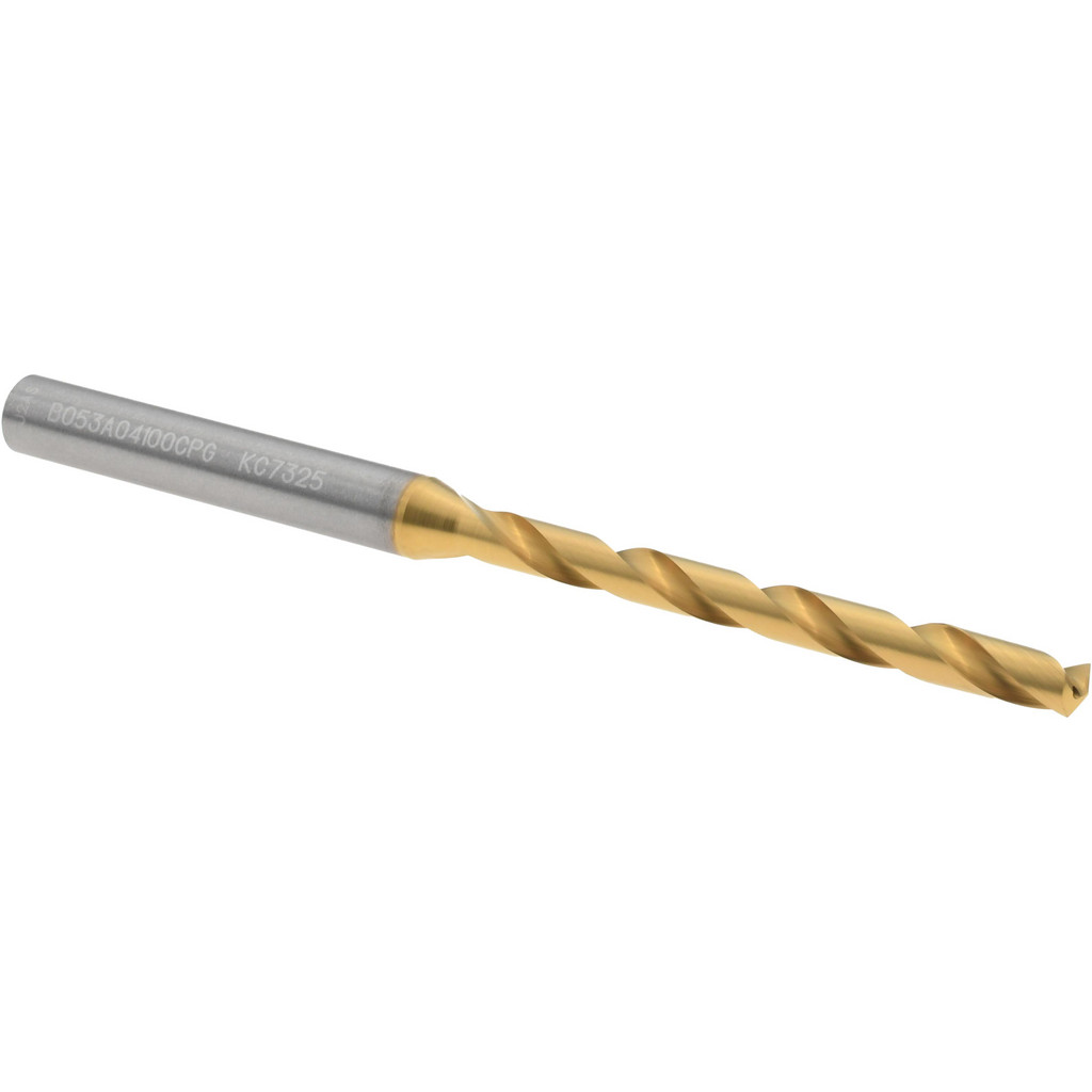 Kennametal 4149611 Taper Length Drill Bit: 0.1614" Dia, 140 &deg; Image