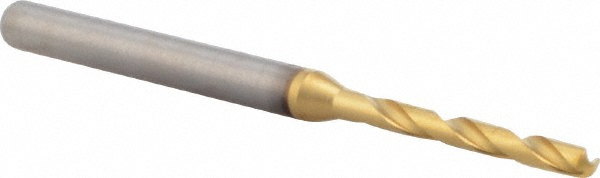 Kennametal 4151800 Jobber Length Drill Bit: 0.096" Dia, 140 &deg;, Solid Carbide Image