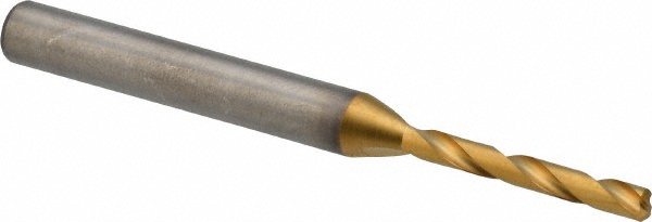 Kennametal 4150634 Jobber Length Drill Bit: 0.122" Dia, 140 &deg;, Solid Carbide Image