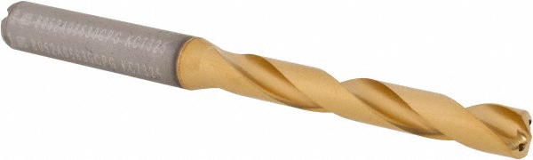Kennametal 4149235 Jobber Length Drill Bit: 0.261" Dia, 140 &deg;, Solid Carbide Image