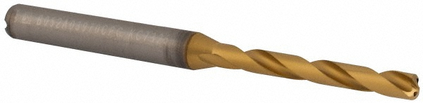 Kennametal 4149192 Jobber Length Drill Bit: 0.1562" Dia, 140 &deg;, Solid Carbide Image
