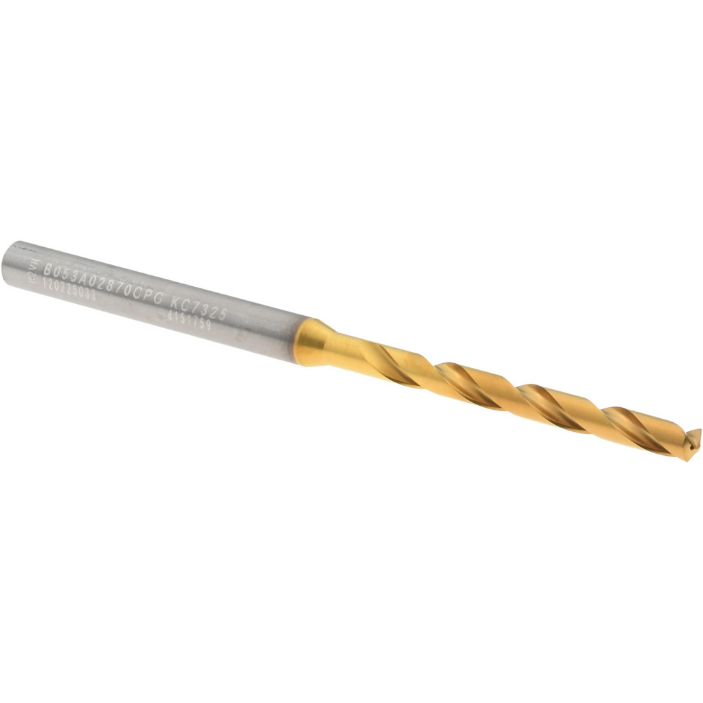 Kennametal 4151759 Taper Length Drill Bit: 0.1130" Dia, 140 &deg; Image
