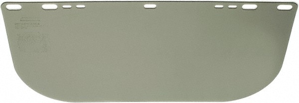 Face Shield Windows & Screens: Replacement Window, Green, 8" High, 0.04" Thick