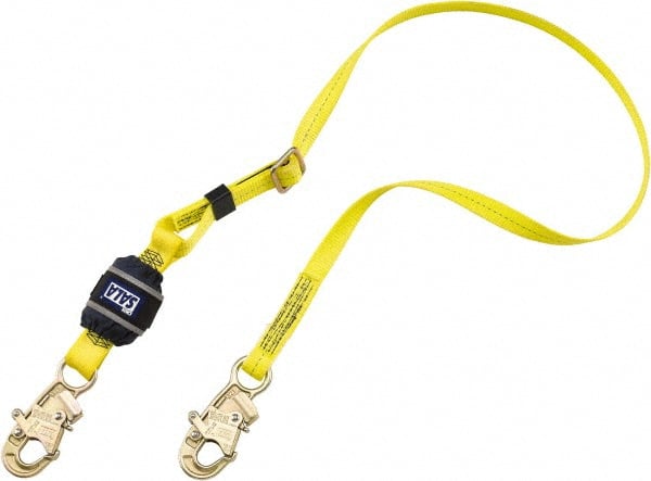 DBI/SALA 1246234 6 Long, 310 Lb Capacity, 1 Leg Locking Snap Hook Harness Shock Absorbing Lanyard 