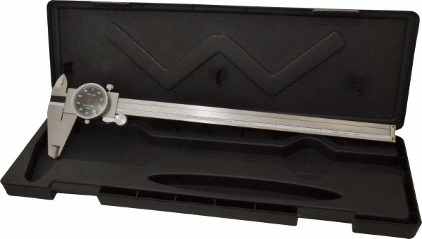 Value Collection MS501312B Dial Caliper: 12 Range, 0.001 Graduation, 0.1 per Revolution Image