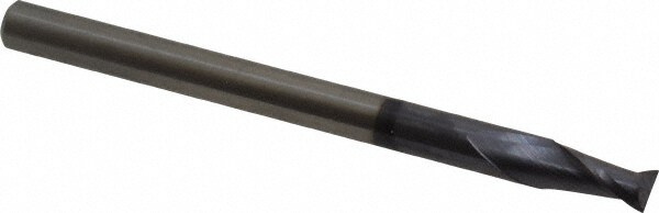 Spiral Router Bit: 0.1875" Dia, 0.375" LOC, 3/16" Shank Dia, Upcut