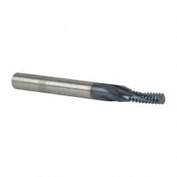 Accupro 930-25020 Helical Flute Thread Mill: 1/4-20, Internal, 3 Flute, 1/4" Shank Dia, Solid Carbide 