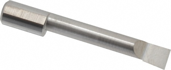 Boring Bar: 0.32" Min Bore, 1.8" Max Depth, Left Hand Cut, Submicron Solid Carbide