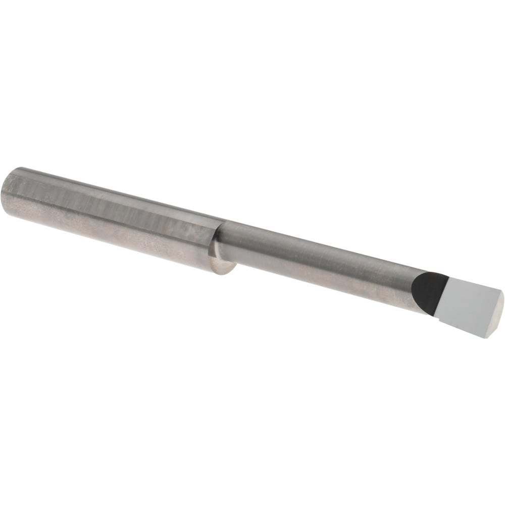 Boring Bar: 0.3200" Min Bore Dia, 2" Max Bore Depth, Left Hand, 3/8" Shank Dia, Submicron Solid Carbide