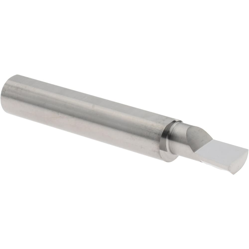 Boring Bar: 0.3200" Min Bore Dia, 0.6000" Max Bore Depth, Left Hand, 3/8" Shank Dia, Submicron Solid Carbide