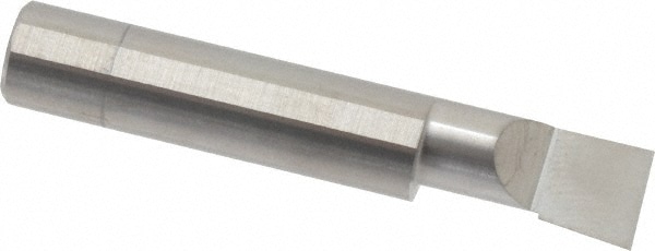 Boring Bar: 0.49" Min Bore, 1" Max Depth, Left Hand Cut, Submicron Solid Carbide