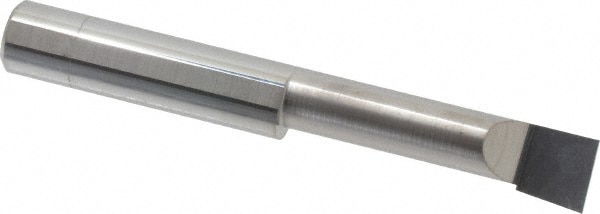 Boring Bar: 0.49" Min Bore, 2" Max Depth, Left Hand Cut, Submicron Solid Carbide
