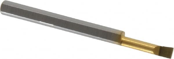 Accupro ACC-BB100400G Boring Bar: 0.1" Min Bore, 0.4" Max Depth, Right Hand Cut, Micrograin Solid Carbide 