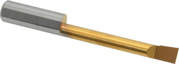 Accupro ACC-BB2301600G Boring Bar: 0.23" Min Bore, 1.6" Max Depth, Right Hand Cut, Micrograin Solid Carbide 